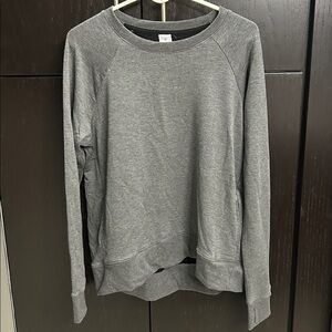 NWT Women’s Member’s Mark Charcoal Gray Crewneck Softest Fleece-Size Large